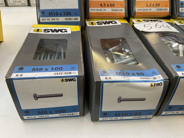 12 dozen bouten moeren en nagels - afbeelding 2 van  8