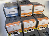 12 dozen bouten moeren krammen en nagels - afbeelding 4 van  6
