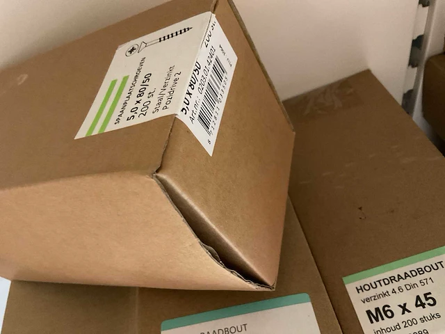 12 dozen hout bouten - afbeelding 4 van  6