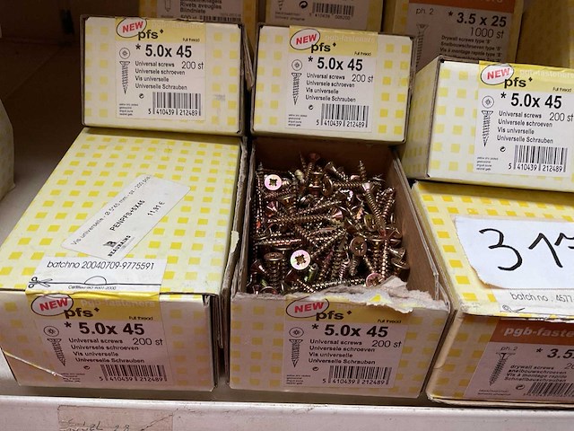 12 dozen hout schroeven en blind klinknagels - afbeelding 2 van  8