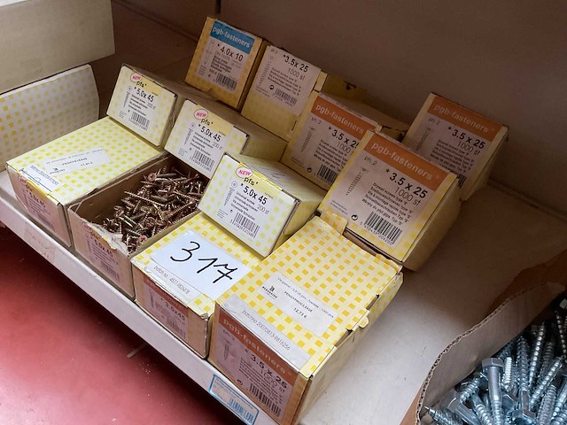 12 dozen hout schroeven en blind klinknagels - afbeelding 8 van  8