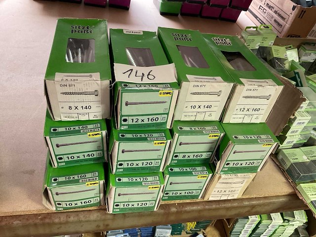 12 dozen houtbouten - afbeelding 1 van  5