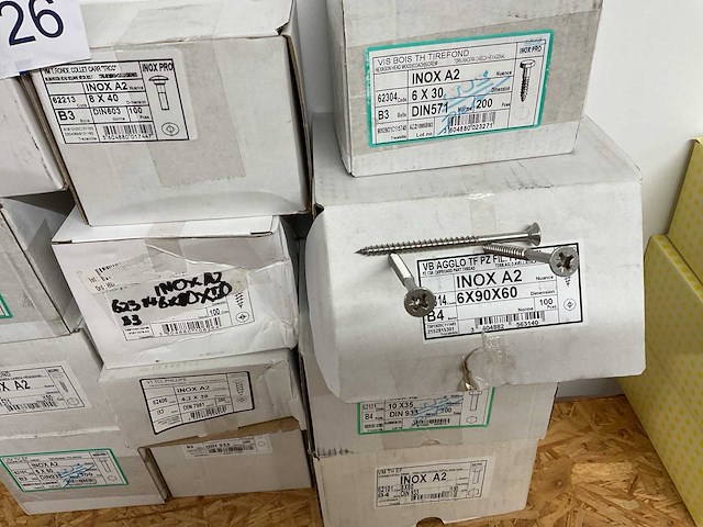 12 dozen inox bouten - afbeelding 3 van  5