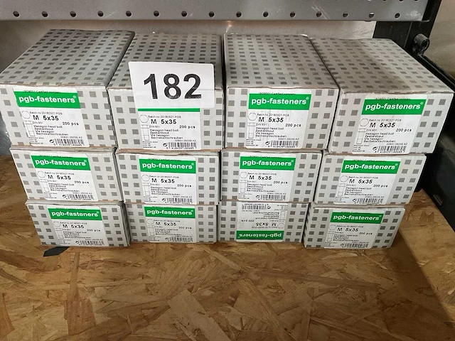 12 dozen inox bouten - afbeelding 1 van  3