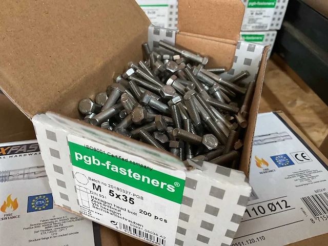 12 dozen inox bouten - afbeelding 3 van  3