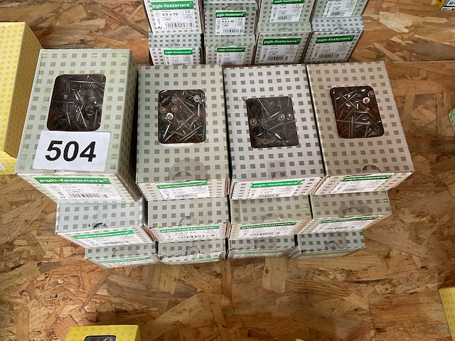 12 dozen inox houtschroeven - afbeelding 2 van  6