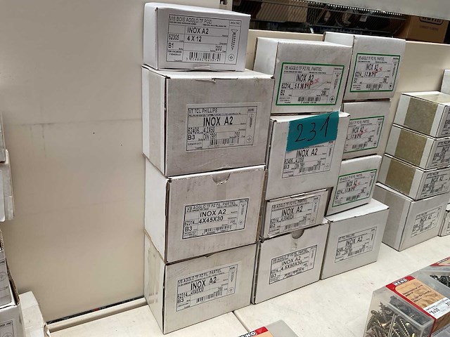 12 dozen inox schroeven - afbeelding 4 van  4