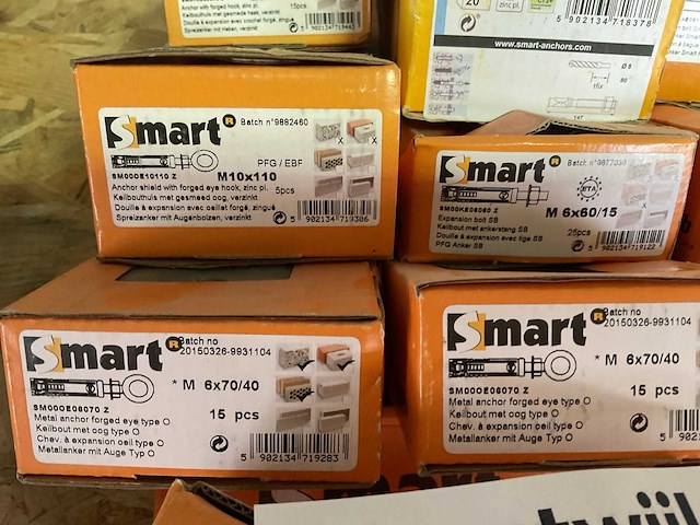 12 dozen keilbouten met oog - afbeelding 6 van  9