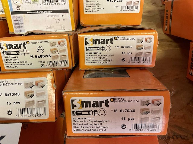 12 dozen keilbouten met oog - afbeelding 9 van  9