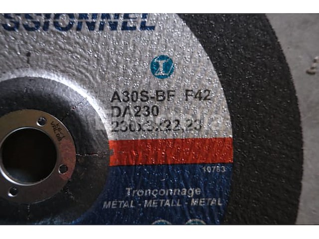 12 dozen van 25 nieuwe diam 230 cut-off schijven - afbeelding 5 van  5