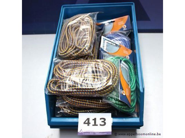 12 eleastische koorden 10m/8mm - afbeelding 1 van  2