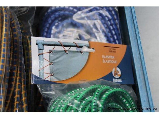 12 eleastische koorden 10m/8mm - afbeelding 2 van  2