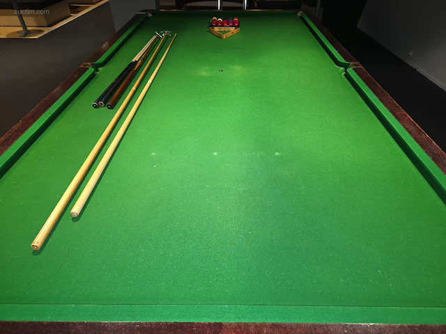 12 ft klassieke houten snookertafel bce - afbeelding 2 van  13