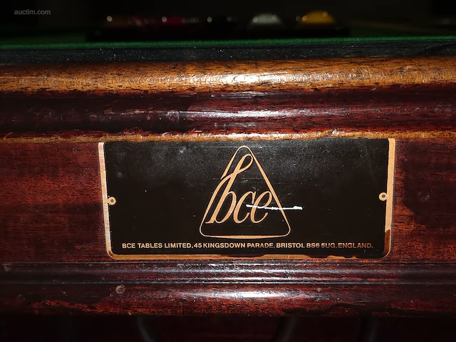 12 ft klassieke houten snookertafel bce - afbeelding 11 van  13