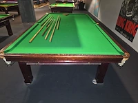 12 ft klassieke houten snookertafel bce - afbeelding 4 van  10