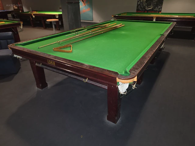12 ft klassieke houten snookertafel bce - afbeelding 8 van  14