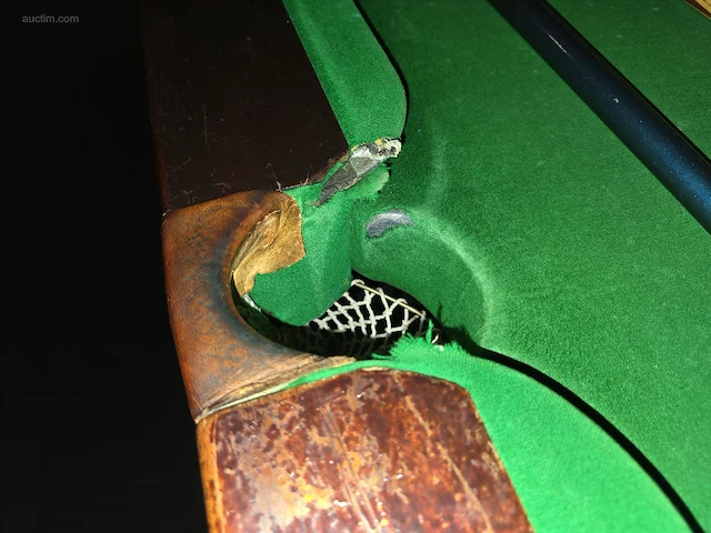 12 ft klassieke houten snookertafel bce - afbeelding 14 van  14