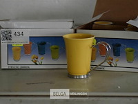 12 gele theetassen - afbeelding 1 van  4