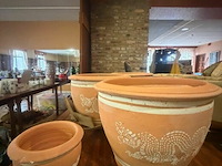 12 handgeschilderde bloempotten - afbeelding 2 van  2