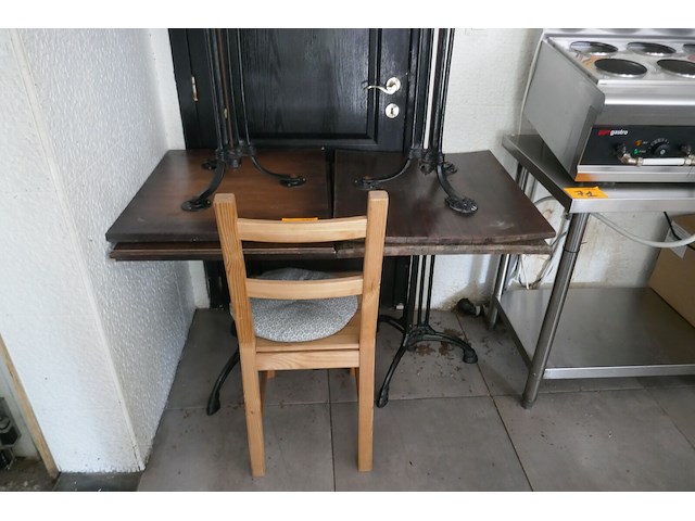 12 horecastoelen + 4 horecatafels - afbeelding 4 van  6