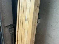 ± 12 houten balken - afbeelding 4 van  6