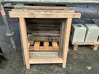 12 houten schragen
