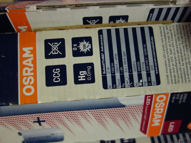 12 ledlampen osram 1650 lm - l. 1,50m - afbeelding 2 van  2