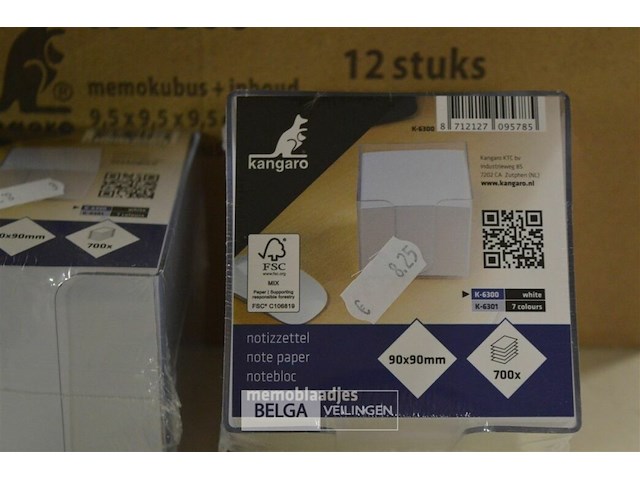 ±12 notitieblok memoblaadjes - afbeelding 2 van  2