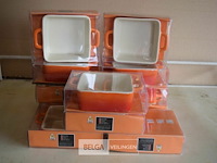 12 ovenschoteltjes voor hapjes ±6x6 cm - afbeelding 1 van  2