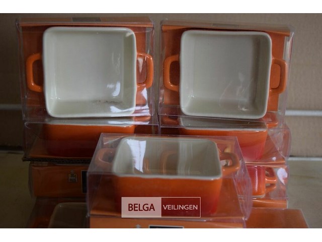 12 ovenschoteltjes voor hapjes ±6x6 cm - afbeelding 2 van  2