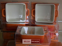 12 ovenschoteltjes voor hapjes ±6x6 cm - afbeelding 2 van  2