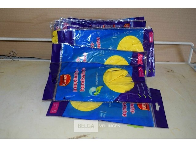 12 paar keukenhandschoenen mt s - afbeelding 1 van  1