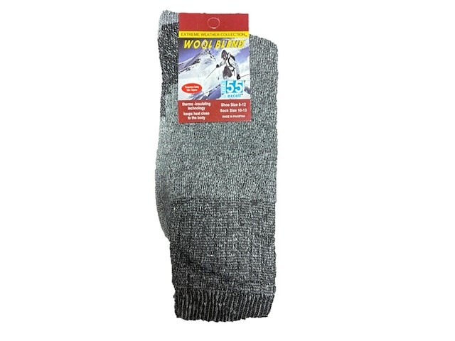 12-paar wool blend ski sokken maat 42-45 - afbeelding 1 van  1