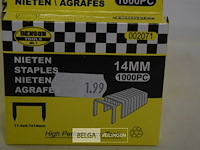 12 pakjes nietjes 14mm - afbeelding 3 van  3
