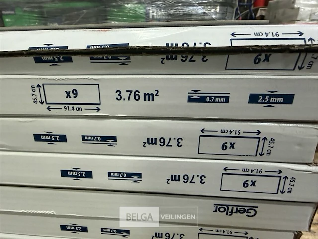 ± 12 pakken plak-pvc vloer - afbeelding 4 van  4