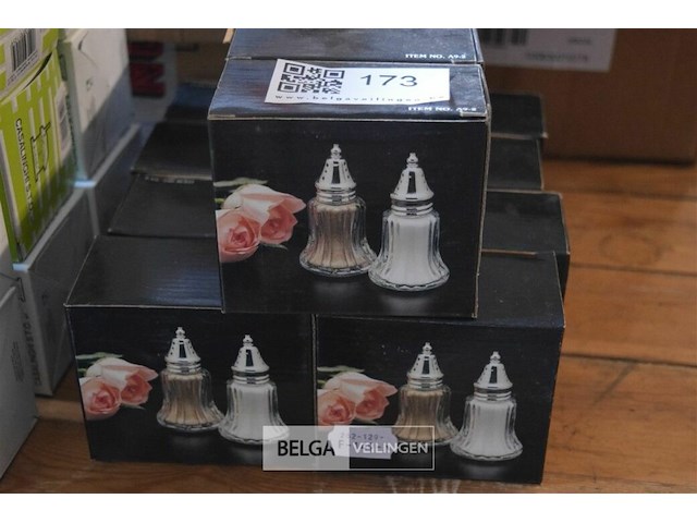 12 peper en zout potjes - afbeelding 1 van  3