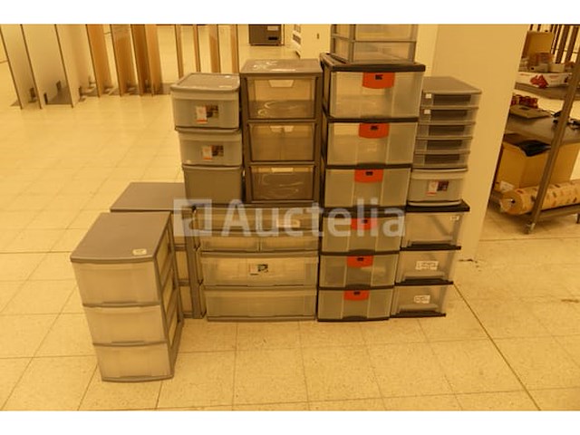 12 plastic opslagbakken - afbeelding 4 van  8