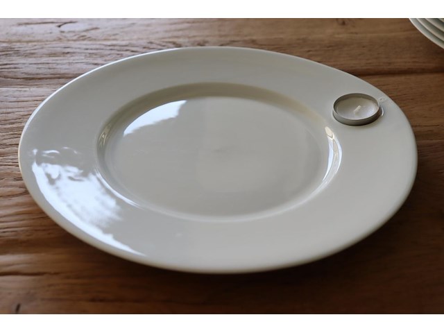 12 porseleinen borden philippe deshoulieres - afbeelding 2 van  3