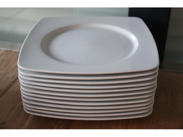 12 porseleinen borden vajilla porcelana - afbeelding 1 van  2