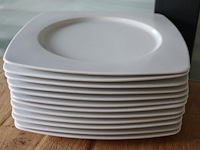 12 porseleinen borden vajilla porcelana - afbeelding 1 van  3