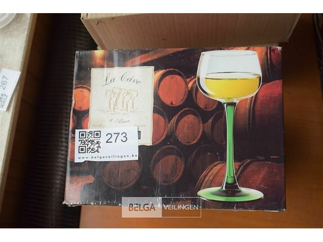 12 retro glazen - afbeelding 1 van  2