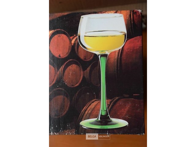 12 retro glazen - afbeelding 2 van  2