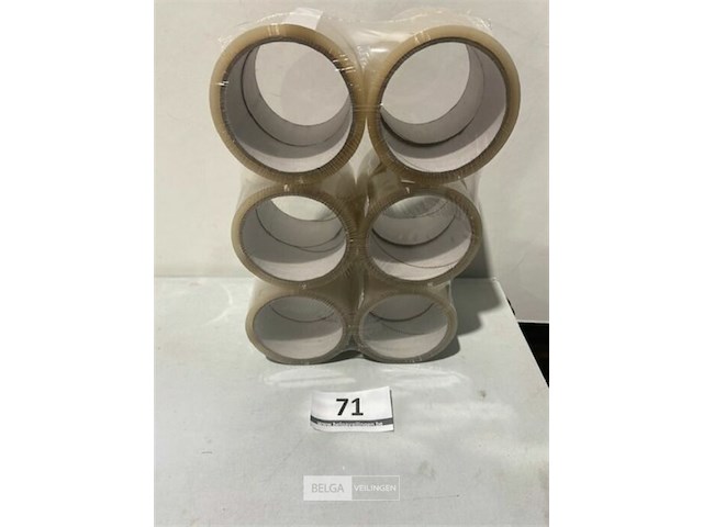12 rollen verpakkingstape 45mm - afbeelding 2 van  3