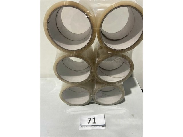 12 rollen verpakkingstape 45mm - afbeelding 3 van  3