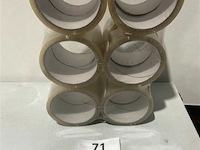 12 rollen verpakkingstape 45mm - afbeelding 1 van  3
