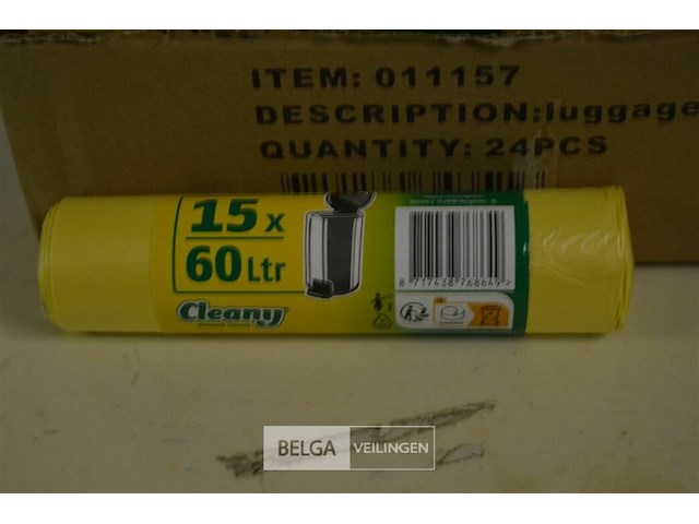 ±12 rollen vuilniszakjes 60x72cm - afbeelding 2 van  2