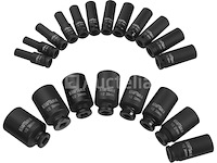 1/2" slagdoppen (20 stuks) kraft&dele - afbeelding 4 van  4