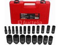 1/2" slagdoppen (20 stuks) kraft&dele - afbeelding 1 van  4