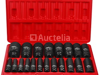 1/2" slagdoppen (20 stuks) kraft&dele - afbeelding 3 van  4
