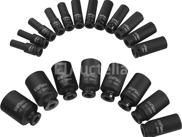 1/2" slagdoppen (20 stuks) kraft&dele - afbeelding 4 van  4